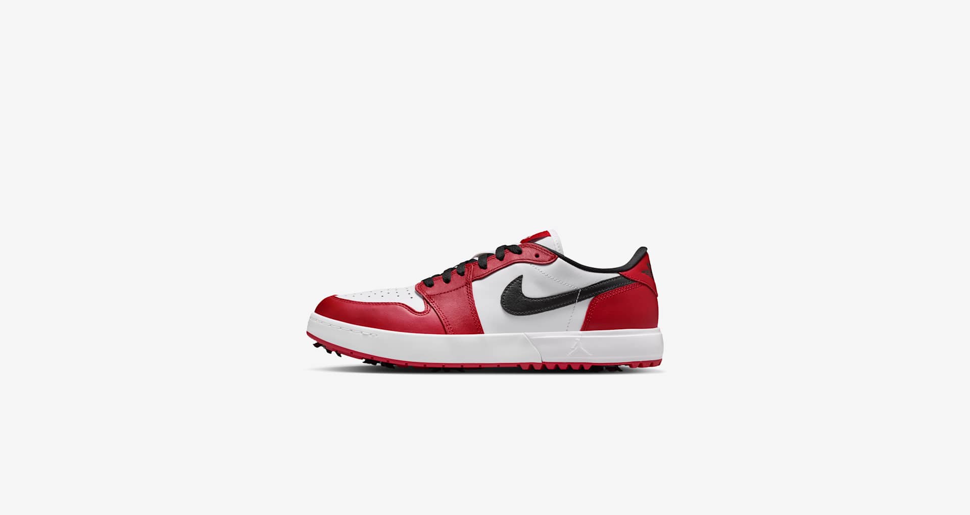 NIKE公式】エア ジョーダン 1 LOW G スパイク 'Varsity Red and White